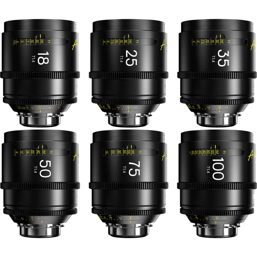 DZOFilm Arles FF/VV Prime Cine 6-Lens Set